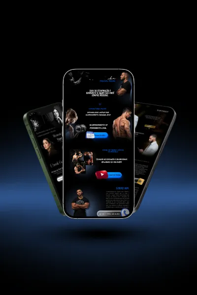 Landing page institucional desenvolvida pela Select Web