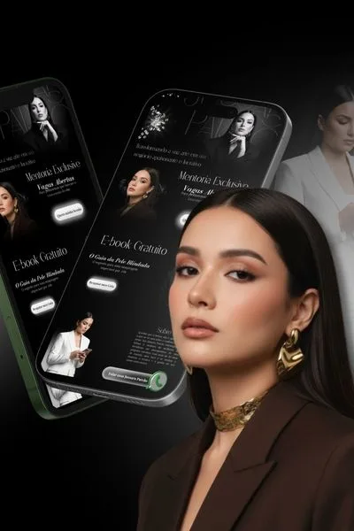 Site para infoprodutora desenvolvido pela Select Web